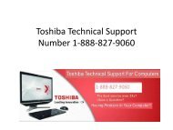 Toshiba Technical Support