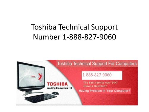 Toshiba Technical Support