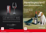 Hereinspaziert! - Offene Weinkeller