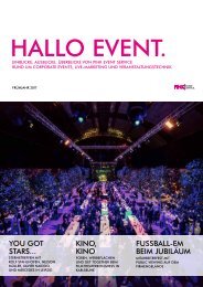 Pink Event Service - Newsletter Frühjahr 2017