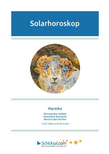 Widder Solarhoroskop