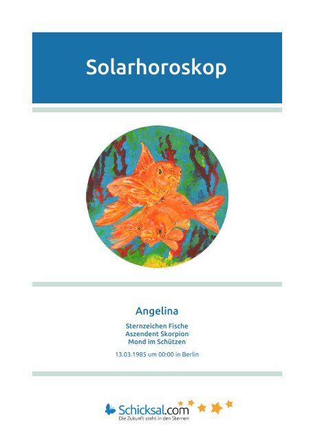 Fische Solarhoroskop