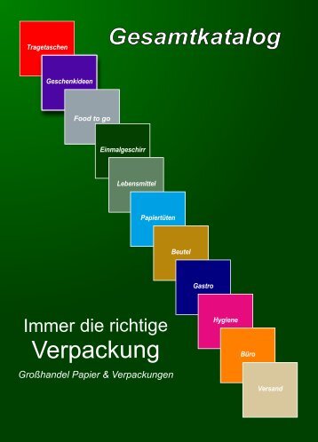 Verpackungskatalog 2018