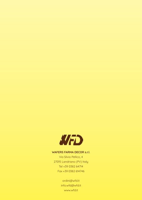 Catalogo WFD 2018