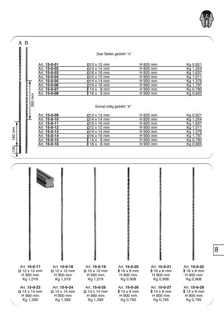 Katalog Schmiedeeisen