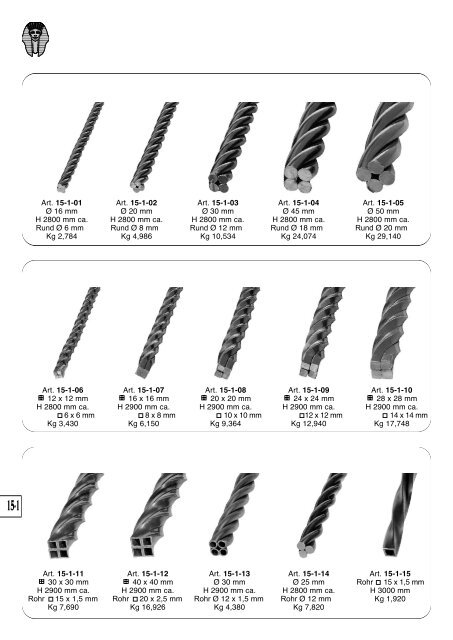 Katalog Schmiedeeisen