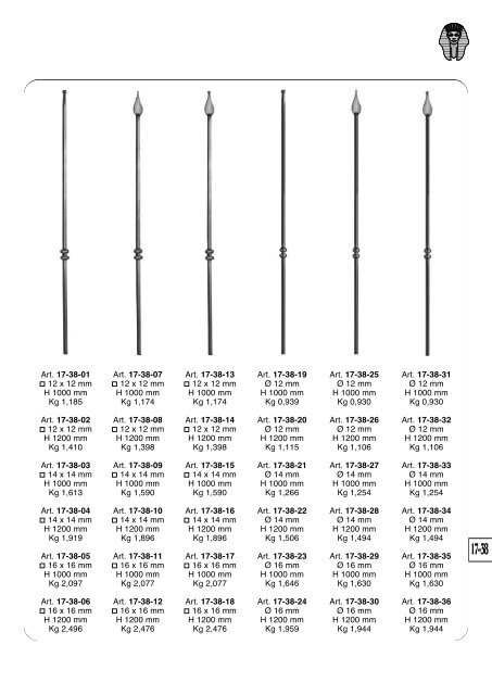 Katalog Schmiedeeisen