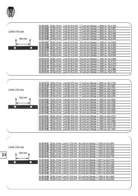 Katalog Schmiedeeisen