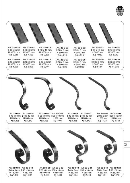 Katalog Schmiedeeisen