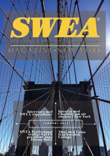 SWEA NY Magazine Januari 2018