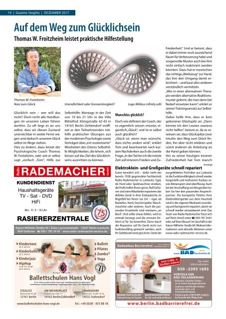 Gazette Steglitz Nr. 12/2017