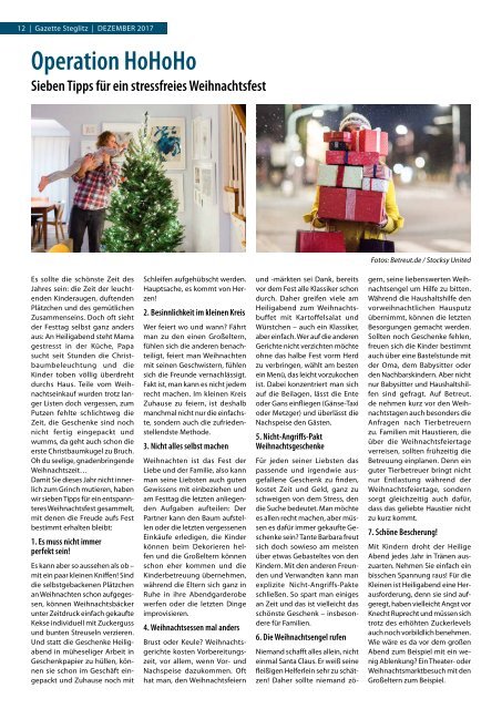 Gazette Steglitz Nr. 12/2017