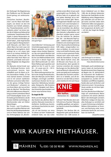 Gazette Charlottenburg Nr. 12/2017