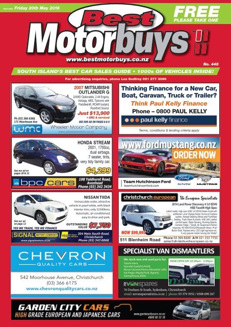 Best Motorbuys: May 20, 2016