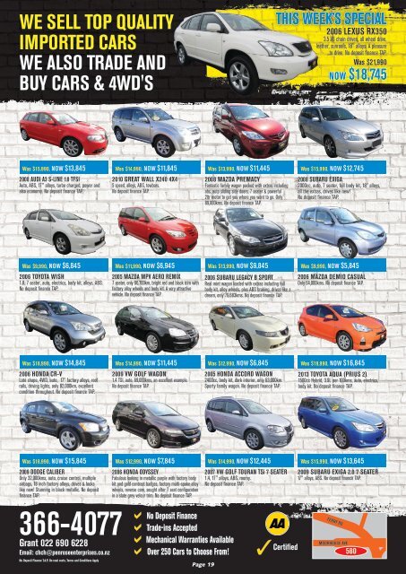 Best Motorbuys: September 09, 2016