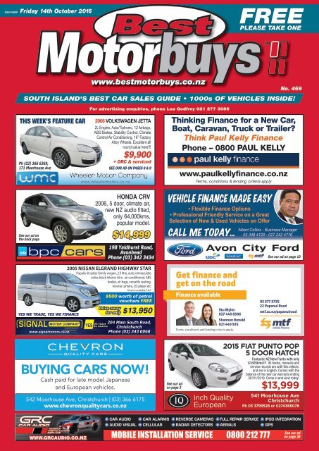Best Motorbuys: October 14, 2016 Best Motorbuys: October 14, 2016