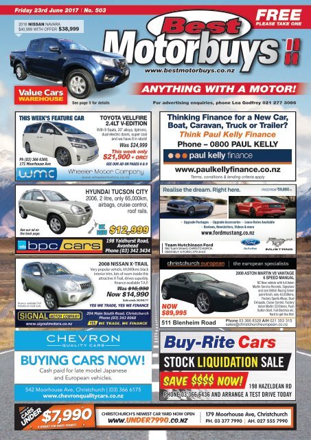 Best Motorbuys: June 23, 2017 Best Motorbuys: June 23, 2017