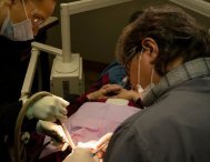 Spokane Invisalign specialist Dr. Keefe at work at his clinic 5 Mile Smiles