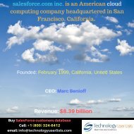 Free salesForce  USA user email marketing list