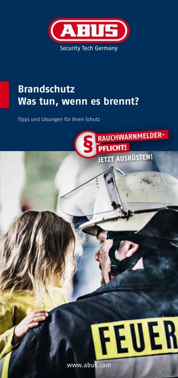 Brandschutz - Was tun, wenn es brennt