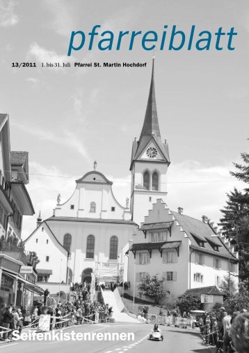 Veranstaltungskalender der Pfarrei Hochdorf 2. Halbjahr 2011