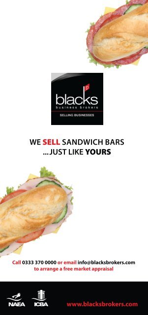 1. Sandwich Bar Flyer - PRINT READY