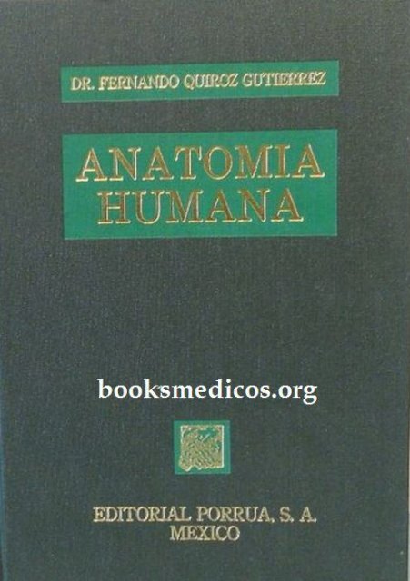 Anatomia Humana Quiroz Tomo 1