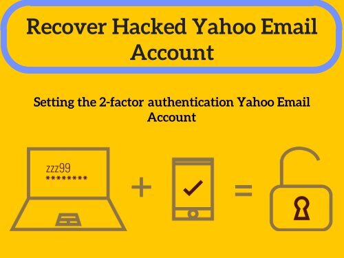 How to Recover Hacked Yahoo Email Account