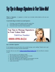 Top Tips to Manage Signatures in Your Yahoo Mail