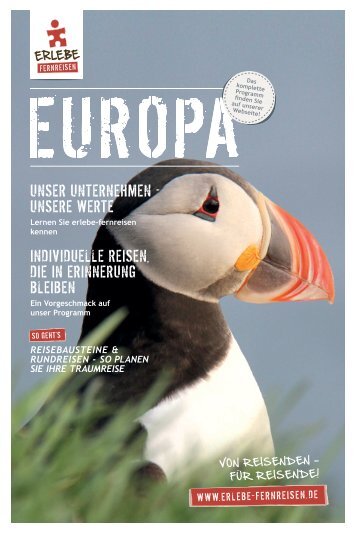 Online Katalog 2018: EUROPA