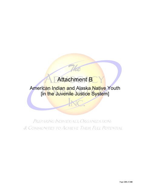 Native American Youth In The Juvenile Justice System