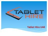 Tablet Hire