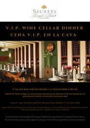 Wine cellar dinner