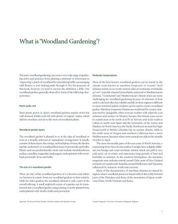 Woodland Gardening by Kenneth Cox sample chapters pps 7-42