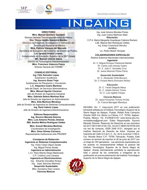 INCAING REVISTA 1a Edición