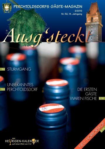 GÄSTE-MAGAZIN PERCHTOLDSDORFS