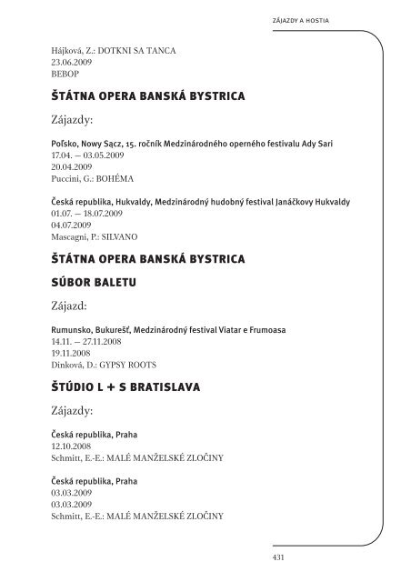 RoÄenka 2008/2009 (formÃ¡t PDF, 6,4MB) - DivadelnÃ½ Ãºstav