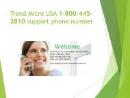 Trend Micro Helpline Number 1-800-445-2810 Trend Micro Phone Number USA