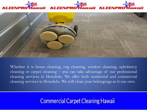 Maid Services Hawaii