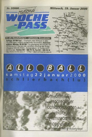 Woche-Pass | KW 3 | 17. Januar 2000