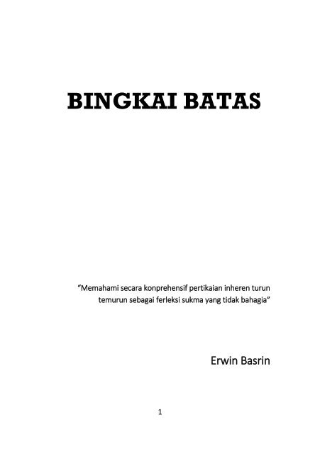 Novel_Bingkai Batas