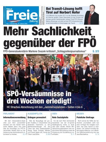 Mehr Sachlichkeit gegenüber der FPÖ