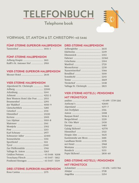 La Loupe St. Anton, St. Christoph & Stuben am Arlberg No. 6