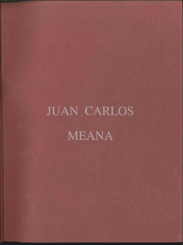 Perezas y anhelos. Juan Carlos Meana