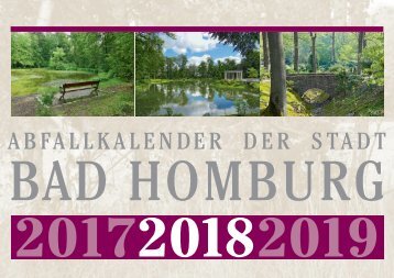 Abfallkalender Bad Homburg 2018