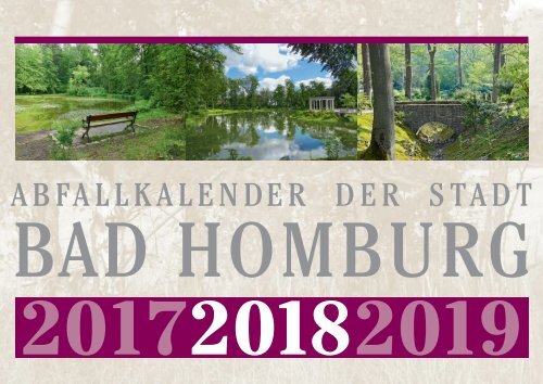 Abfallkalender Bad Homburg 2018