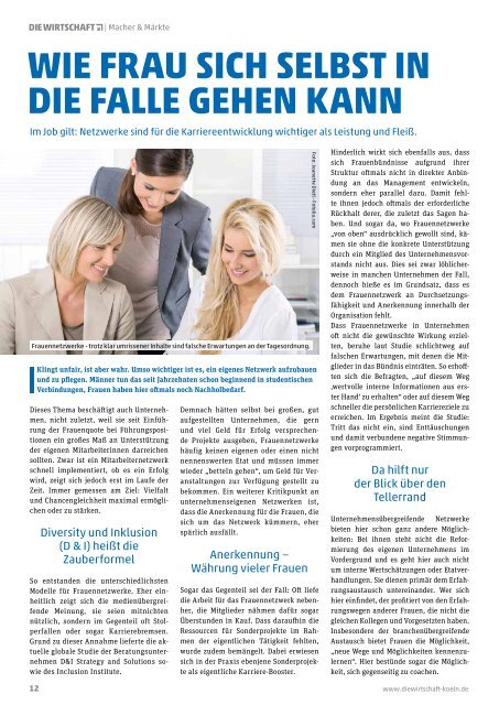 Die Wirtschaft Köln - Ausgabe 06 / 2017