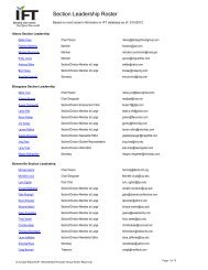 Section Leadership Roster - AGCM 3223