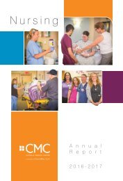 CMC Nursing Annual Report 2016-2017