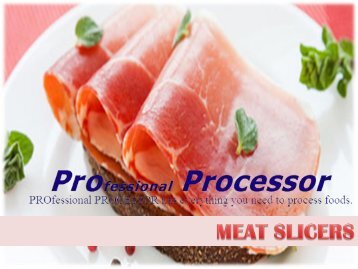 Choose The Right Meat Slicer